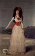Francisco de Goya White Duchess painting